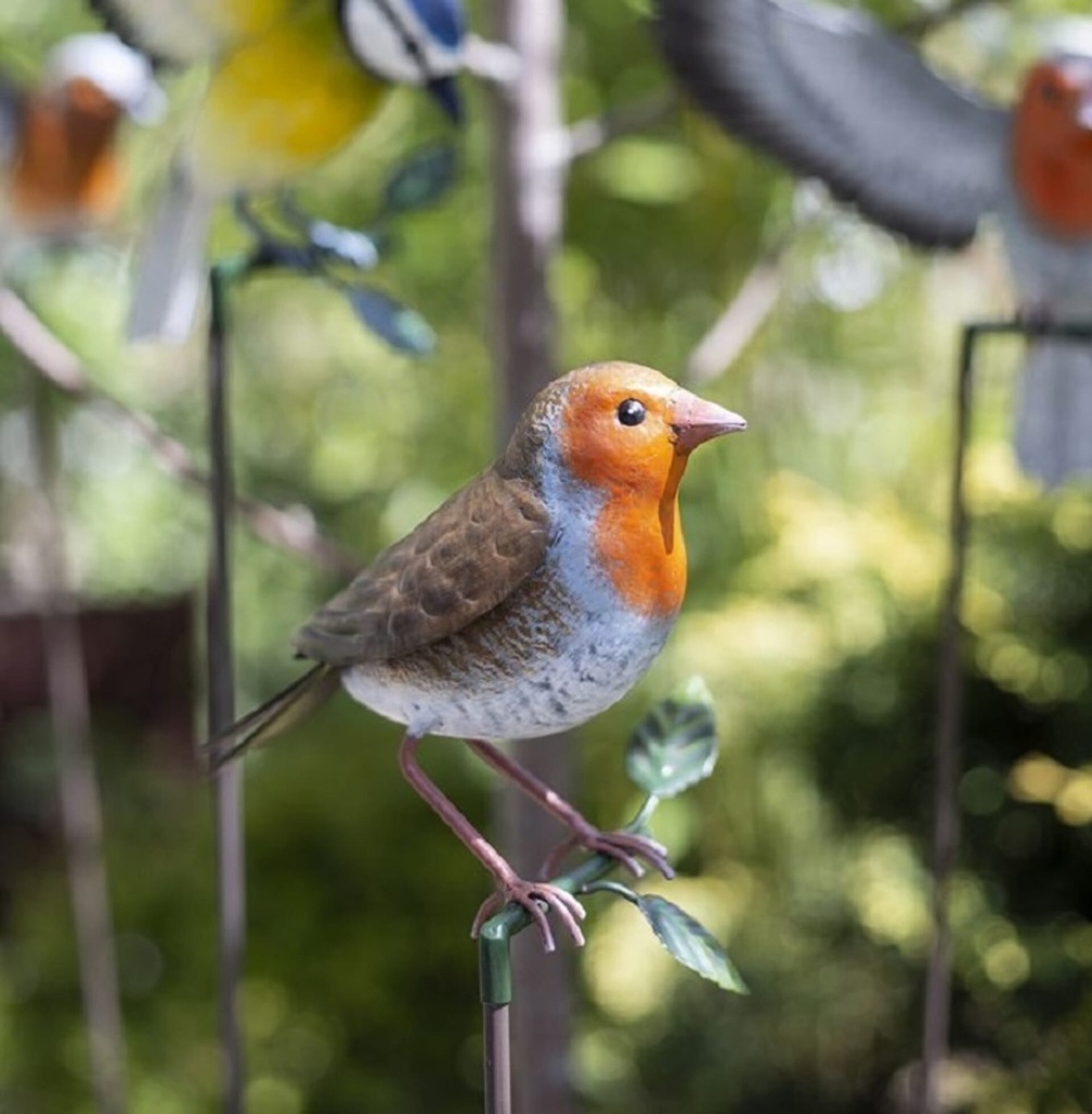 [55876] La Hacienda - Tree Top Robins Wall Art - Large Image 