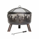 [58116] La Hacienda - Wildfire Firepit | With Cooking Grill Image 