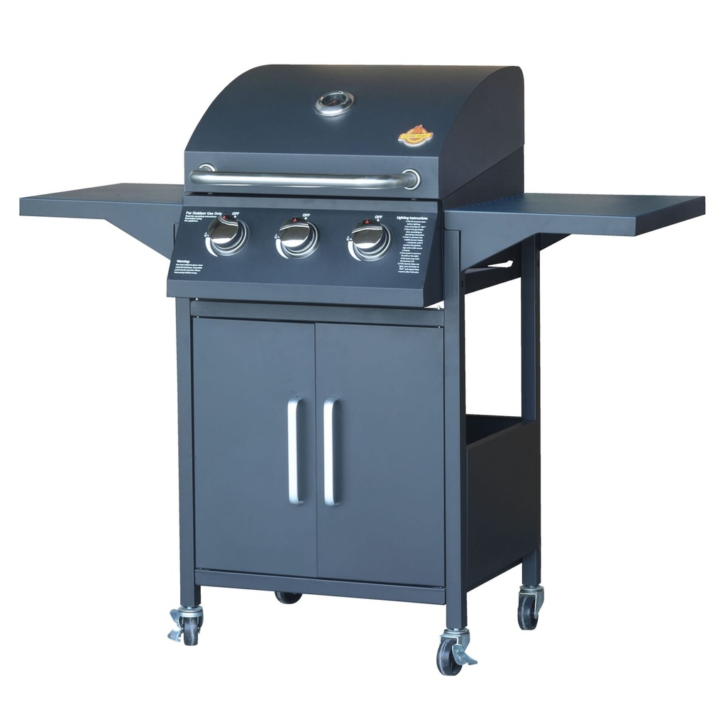 [PFGRILL3] Pure Fire 3 Burner Gas Grill Image 