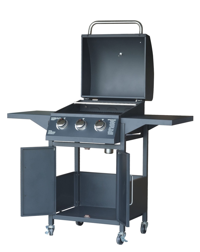 [PFGRILL3] Pure Fire 3 Burner Gas Grill Image 