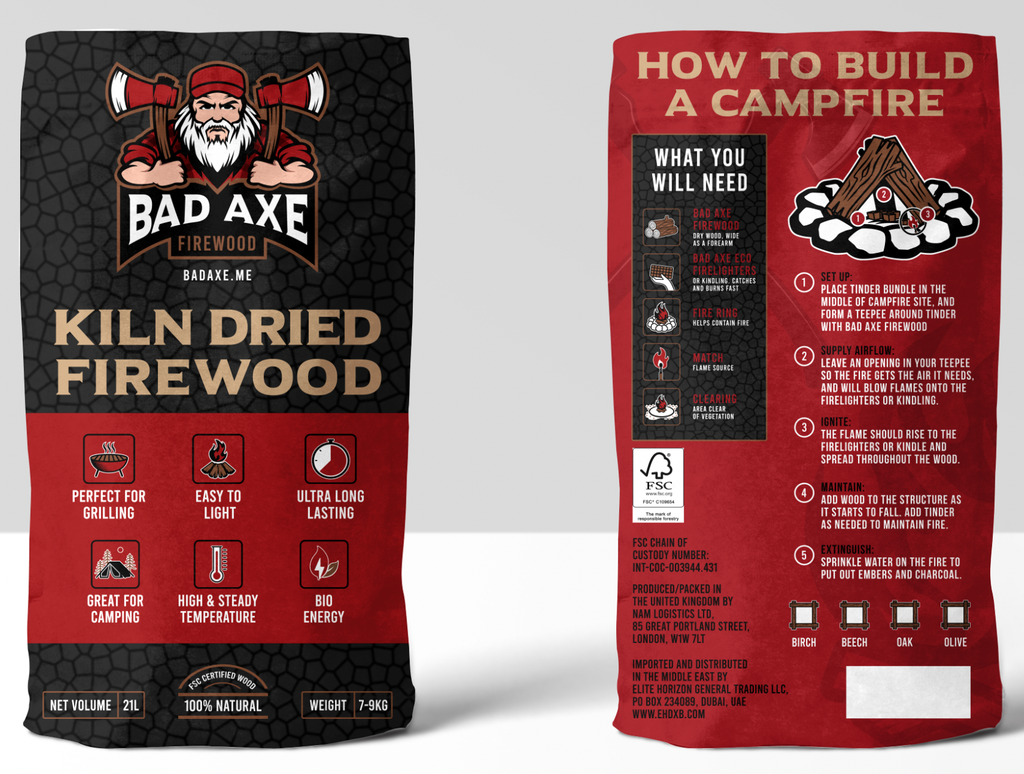 Bad Axe 40L Bag Hornbeam Firewood