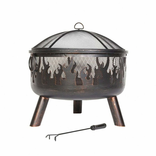 [58116] La Hacienda - Wildfire Firepit | With Cooking Grill