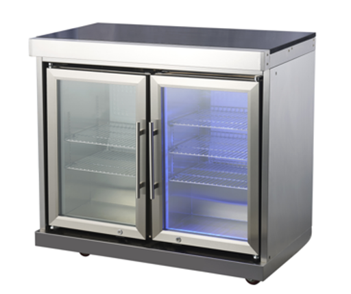 [NS-CF2-SS] Fornizza Double Fridge Stainless Steel